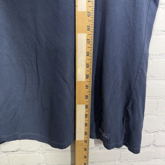 Life Is Good Shirt Blouse Women XL Crusher Life Blue Camp fire Outdoor Hiking - Picture 7 of 8